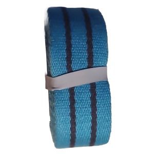 Mens Ratchet Belt Nylon Web Cartel 36" Blue Stripe